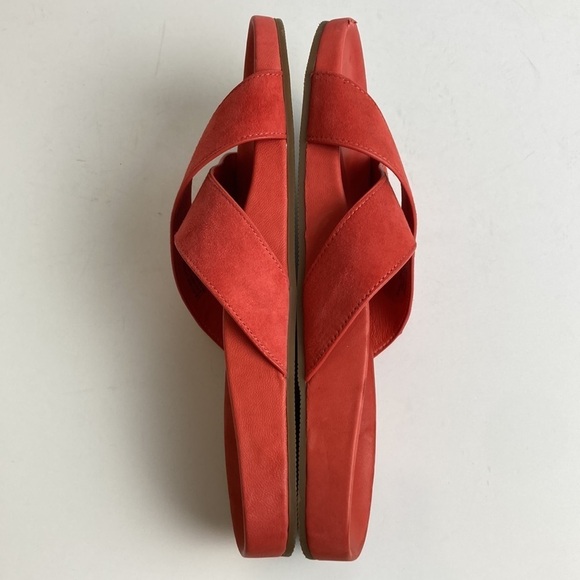 Birdies Robin Slides Sandals Persimmon Coral Red Orange Size 6.5 - Picture 13 of 16